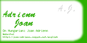adrienn joan business card